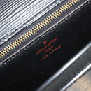 LOUIS VUITTON Epi Serie Dragonne Clutch Bag Black Noir M52612 LV Auth BA12736-18
