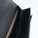 LOUIS VUITTON Epi Serie Dragonne Clutch Bag Black Noir M52612 LV Auth BA12736-19