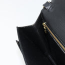LOUIS VUITTON Epi Serie Dragonne Clutch Bag Black Noir M52612 LV Auth BA12736-20