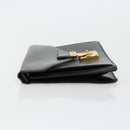 LOUIS VUITTON Epi Serie Dragonne Clutch Bag Black Noir M52612 LV Auth BA12736-4