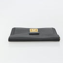 LOUIS VUITTON Epi Serie Dragonne Clutch Bag Black Noir M52612 LV Auth BA12736-5