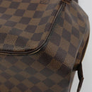 LOUIS VUITTON Damier Ebene Belem MM Hand Bag N51174 LV Auth BA12741-15