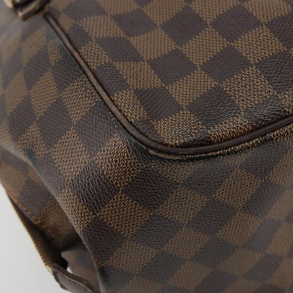 LOUIS VUITTON Damier Ebene Belem MM Hand Bag N51174 LV Auth BA12741