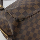 LOUIS VUITTON Damier Ebene Belem MM Handtas N51174 LV Auth BA12741-18