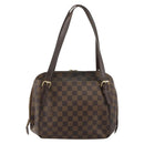 LOUIS VUITTON Damier Ebene Belem MM Hand Bag N51174 LV Auth BA12741-13