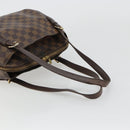LOUIS VUITTON Damier Ebene Belem MM Handtas N51174 LV Auth BA12741-7