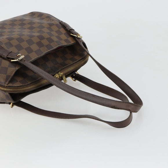 LOUIS VUITTON Damier Ebene Belem MM Handtas N51174 LV Auth BA12741