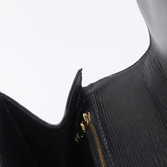 LOUIS VUITTON Epi Monceau 28 Hand Bag Black M52122 LV Auth BA12742
