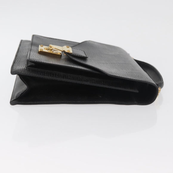 LOUIS VUITTON Epi Monceau 28 Hand Bag Black M52122 LV Auth BA12742