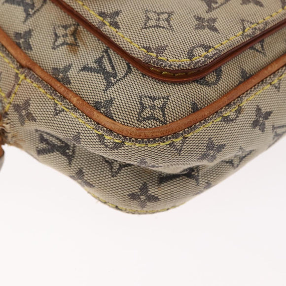 LOUIS VUITTON Monogram Mini Juliet MM Shoulder Bag Blue M92004 LV Auth BA12745