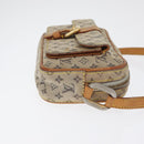 LOUIS VUITTON Monogram Mini Juliet MM Shoulder Bag Blue M92004 LV Auth BA12745-3