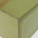 LOUIS VUITTON Vernis Bleecker Cosmetic Pouch Baby Blue M91003 Auth BA12747-16