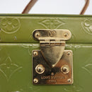 LOUIS VUITTON Vernis Bleecker Cosmetic Pouch Baby Blue M91003 Auth BA12747-18