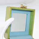 LOUIS VUITTON Vernis Bleecker Cosmetic Pouch Baby Blue M91003 Auth BA12747-10