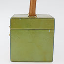 LOUIS VUITTON Vernis Bleecker Cosmetic Pouch Baby Blue M91003 Auth BA12747-3