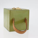 LOUIS VUITTON Vernis Bleecker Cosmetic Pouch Baby Blue M91003 Auth BA12747-6