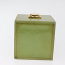 LOUIS VUITTON Vernis Bleecker Cosmetic Pouch Baby Blue M91003 Auth BA12747-5