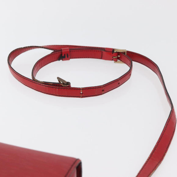 LOUIS VUITTON Epi Saint Cloud PM Shoulder Bag Red M52217 LV Auth BA12748
