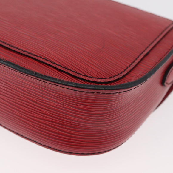 LOUIS VUITTON Epi Saint Cloud PM Shoulder Bag Red M52217 LV Auth BA12748