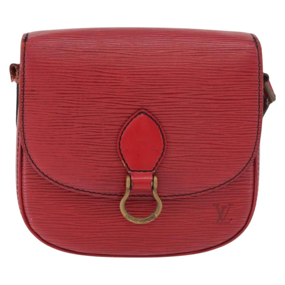 LOUIS VUITTON Epi Saint Cloud PM Shoulder Bag Red M52217 LV Auth BA12748