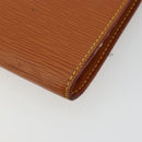 LOUIS VUITTON Epi Pochette Accessoires Pouch Brown M52953 LV Auth BA12751-17