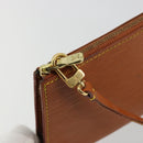 LOUIS VUITTON Epi Pochette Accessoires Pouch Brown M52953 LV Auth BA12751-18
