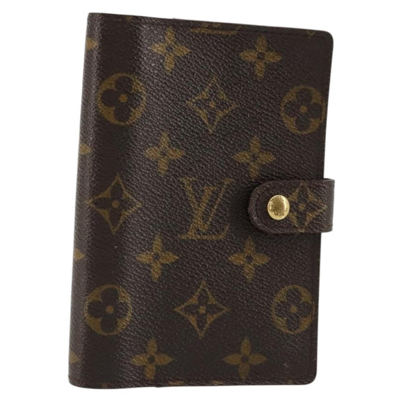 LOUIS VUITTON Monogram Agenda PM Dagplannerhoes R20005 LV Auth BA12752