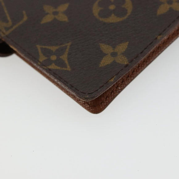 LOUIS VUITTON Monogram Agenda PM Dagplannerhoes R20005 LV Auth BA12752