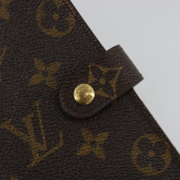 LOUIS VUITTON Monogram Agenda PM Dagplannerhoes R20005 LV Auth BA12752