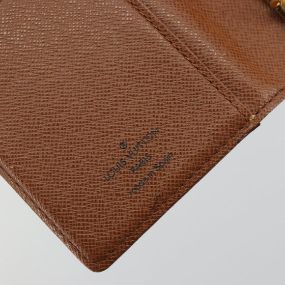 LOUIS VUITTON Monogram Agenda PM Dagplannerhoes R20005 LV Auth BA12752
