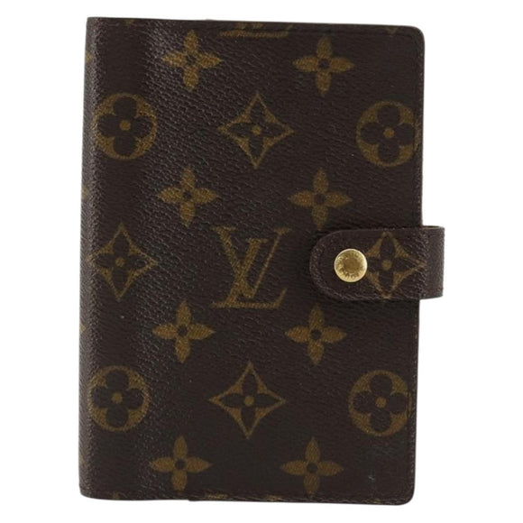 LOUIS VUITTON Monogram Agenda PM Dagplannerhoes R20005 LV Auth BA12752