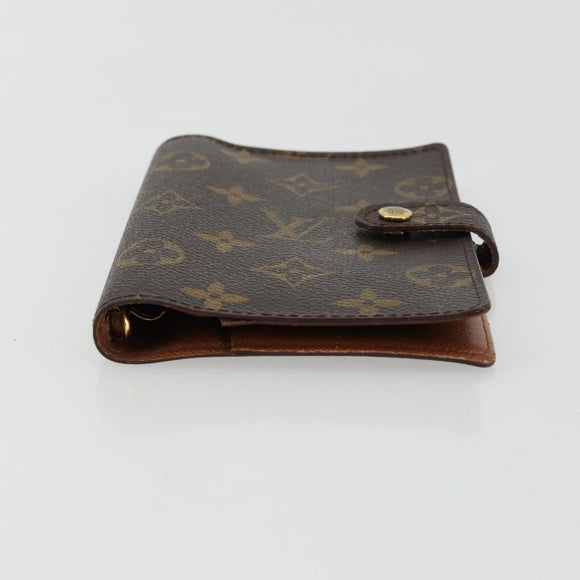 LOUIS VUITTON Monogram Agenda PM Dagplannerhoes R20005 LV Auth BA12752
