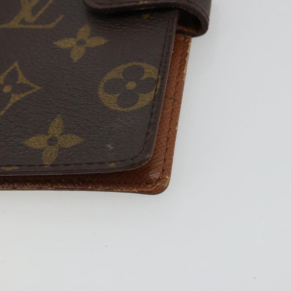 LOUIS VUITTON Monogram Agenda PM Dagplannerhoes R20005 LV Auth BA12752