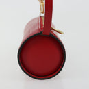 LOUIS VUITTON Epi Soufflot Pouch Accessory Pouch Red LV Auth BA12754A-4