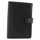 LOUIS VUITTON Epi Agenda PM Day Planner Cover Black R20092 LV Auth BA12755-1