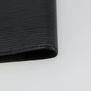 LOUIS VUITTON Epi Agenda PM Day Planner Cover Black R20092 LV Auth BA12755-15