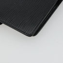 LOUIS VUITTON Epi Agenda PM Day Planner Cover Black R20092 LV Auth BA12755-16