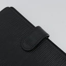 LOUIS VUITTON Epi Agenda PM Day Planner Cover Black R20092 LV Auth BA12755-17