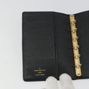 LOUIS VUITTON Epi Agenda PM Day Planner Cover Black R20092 LV Auth BA12755-19