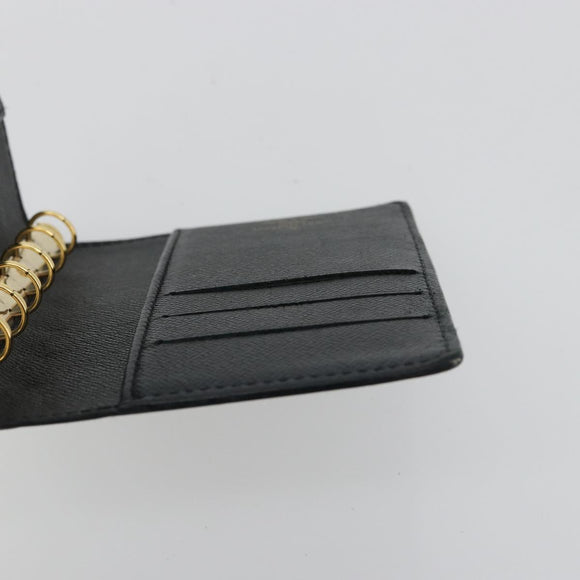 LOUIS VUITTON Epi Agenda PM Day Planner Cover Black R20092 LV Auth BA12755