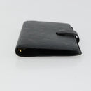 LOUIS VUITTON Epi Agenda PM Day Planner Cover Black R20092 LV Auth BA12755-6