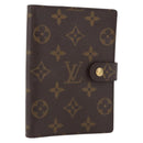LOUIS VUITTON Monogram Agenda PM Day Planner Cover R20005 LV Auth BA12756-1
