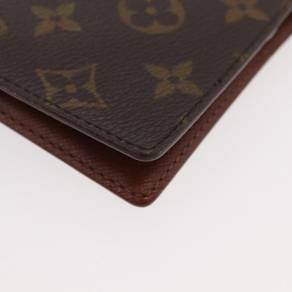 LOUIS VUITTON Monogram Agenda PM Day Planner Cover R20005 LV Auth BA12756