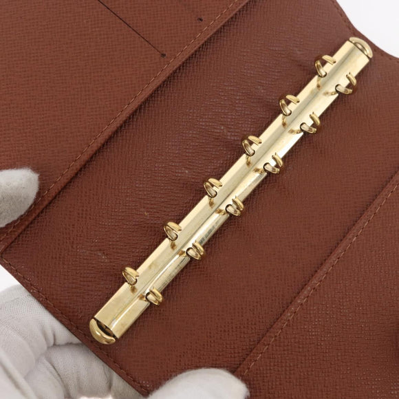 LOUIS VUITTON Monogram Agenda PM Day Planner Cover R20005 LV Auth BA12756