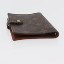 LOUIS VUITTON Monogram Agenda PM Day Planner Cover R20005 LV Auth BA12756-6