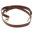 LOUIS VUITTON Adjustable Shoulder Strap Leather 37""-44.1"" Brown Auth BA12757-2