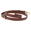 LOUIS VUITTON Adjustable Shoulder Strap Leather 37""-44.1"" Brown Auth BA12757-5