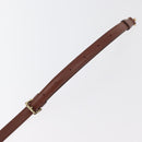LOUIS VUITTON Adjustable Shoulder Strap Leather 37""-44.1"" Brown Auth BA12757-6