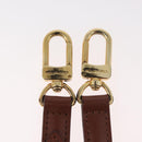 LOUIS VUITTON Adjustable Shoulder Strap Leather 37""-44.1"" Brown Auth BA12757-7