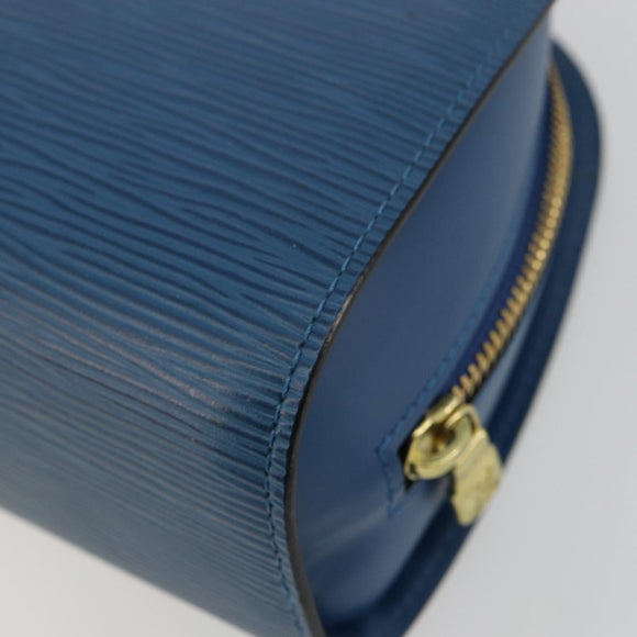 LOUIS VUITTON Epi Dauphine GM Pouch Blue M48435 LV Auth BA12758